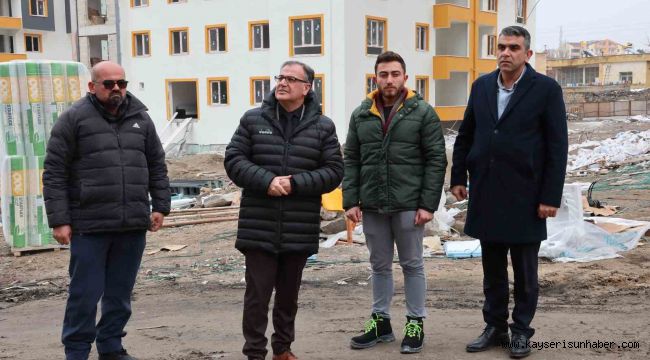 Hacılar'da kentsel dönüşüm 2. etap yüzde 70 seviyesinde