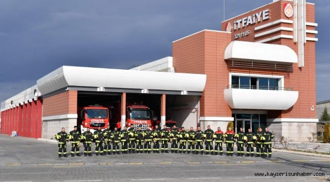 Kayseri OSB İtfaiyesi 2023'te 320 olaya müdahale etti