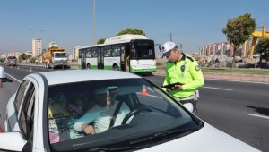 Kayseri'de aralık ayında bin 319 araç trafikten men edildi