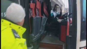 Kayseri'de emniyetten otobüslere yönelik denetim