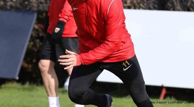 Kayserispor, Fatih Karagümrük maçı hazırlıklarını tamamladı