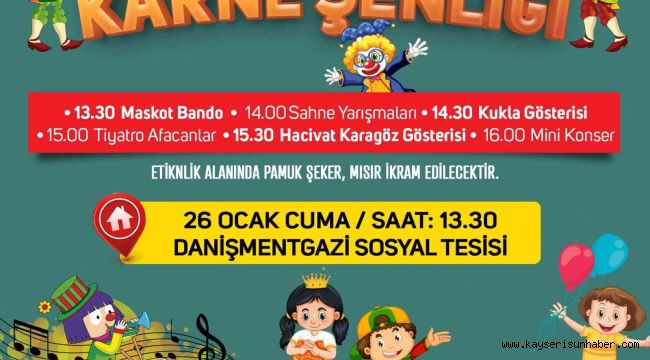 Melikgazi'de Karne Şenliği başlıyor