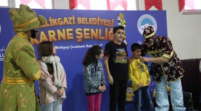 Melikgazi'nin çocuklara özel karne şenliği Danışment ile devam etti