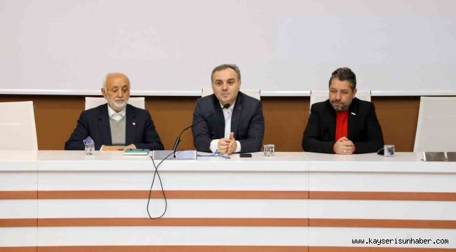 Rektör Altun, Kayseri Gönüllü Kültür Kuruluşlarının üyeleri ile bir araya geldi