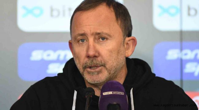 Sergen Yalçın: "1-1'lik skor, adaletli bir skor"