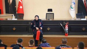 Talas personeline yangın eğitimi