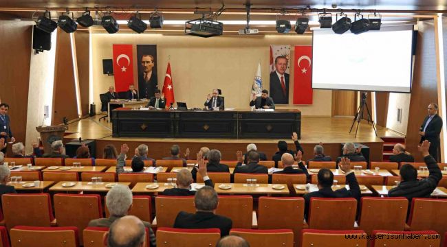 Talas'ta yılın ilk meclisi