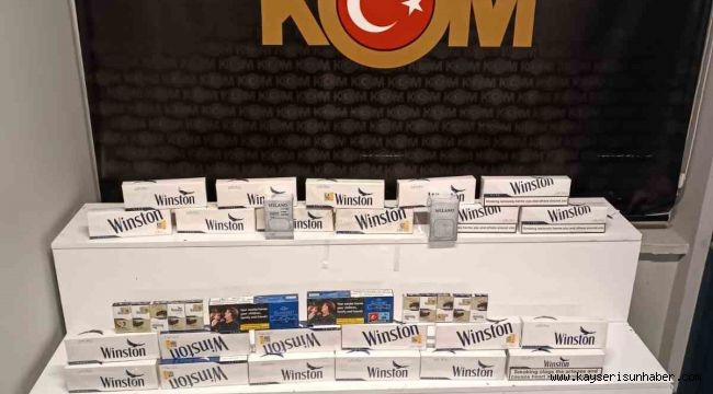 Tırda kaçak sigara yakalandı