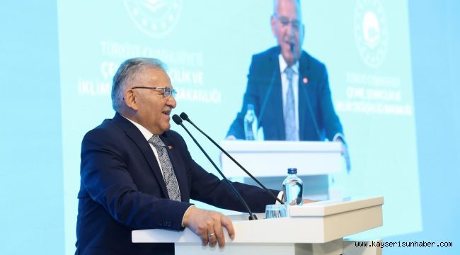 Başkan Büyükkılıç: "Çevreyi ve yeşili önemseyerek hizmet ediyoruz"