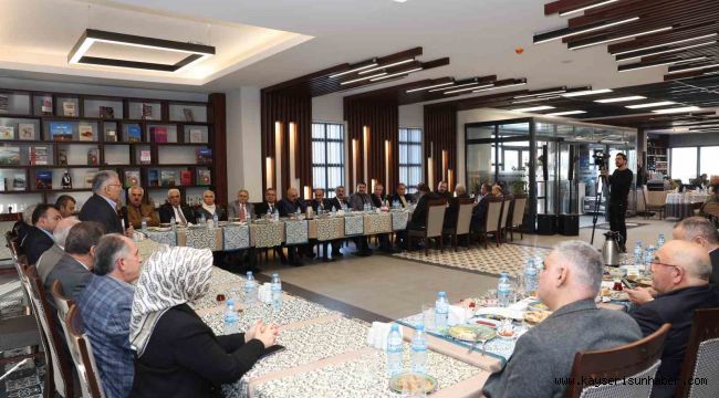 Büyükkılıç, KESOB'a bağlı oda başkanlarıyla buluştu