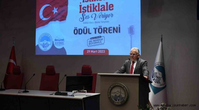 Büyükşehir KAYMEK'in İstiklal Marşı Okuma Yarışması ödül töreni için geri sayım başladı