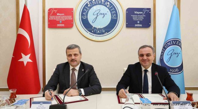 Erciyes Üniversitesi ile Gazi Üniversitesi arasında iş birliği protokolü imzalandı
