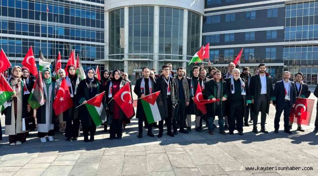 Hukukçular siyonist zulme karşı yürüdü