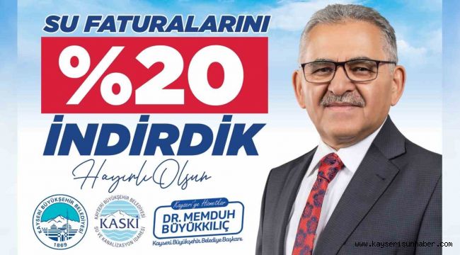 Kayseri, metreküpte alınan ücret sıralamasında 22. sırada