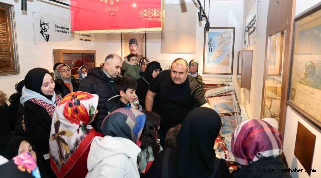 Talas'ın Çanakkale Müzesine rekor ziyaretçi