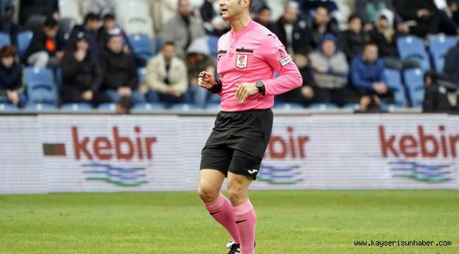 Alanyaspor - Kayserispor maçını Emre Kargın yönetecek