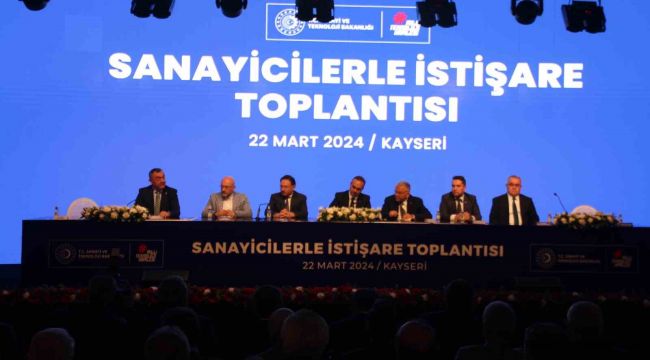 Bakan Kacır, Kayserili sanayicilerle bir araya geldi
