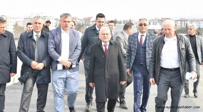 Başkan Büyükkılıç; 150 milyon TL'lik projeyi yerinde inceledi