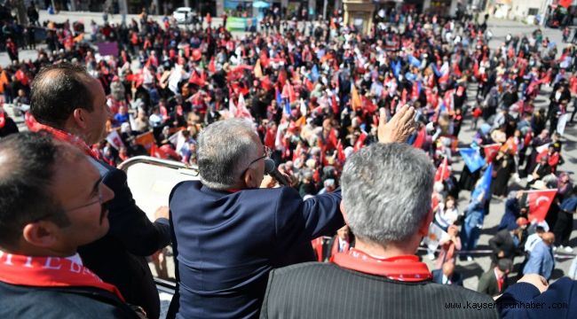 Başkan Büyükkılıç: "Şehrin doğusu da batısı da bizim, ortası da bizim"