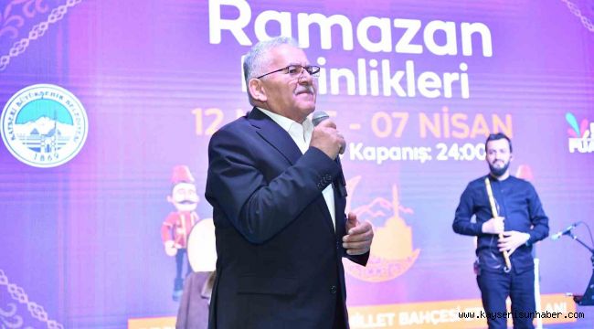 Başkan Büyükkılıç Ramazan Etkinlikleri'ne katıldı