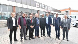 Başkan Büyükkılıç'tan ağaç işleri esnafına ziyaret