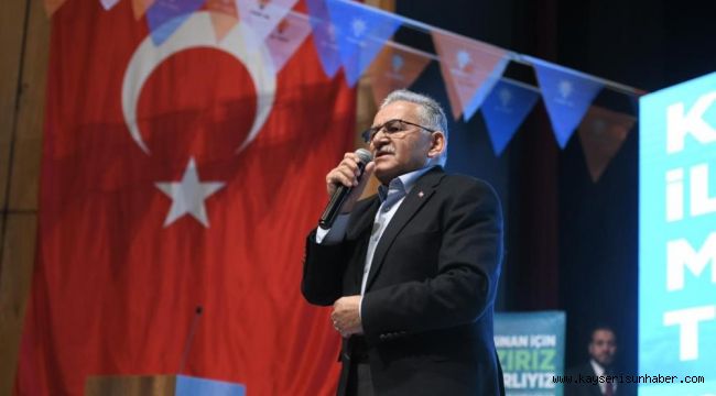 Başkan Büyükkılıç'tan Arıkan'a: "Mahmut'a bu tür yaklaşımlar yakışmıyor. Ben kimsenin afişini indirmedim"
