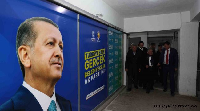 Başkan Büyükkılıç'tan Cumhur İttifakı ortaklarının Hacılar teşkilatlarına ziyaret