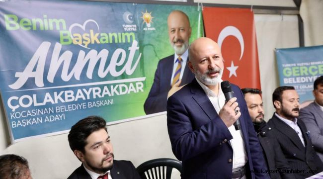 Başkan Çolakbayrakdar: Kocasinan'a değer katan projelere imza attık