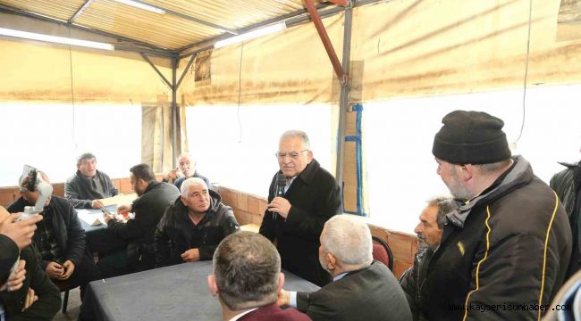 Büyükkılılç; Nakliyeciler Sitesi esnafına yeni projesi "lojistik merkezini" anlattı