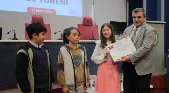 Büyükşehir'in İstiklal Marşı Okuma Yarışması ödül töreni gerçekleştirildi