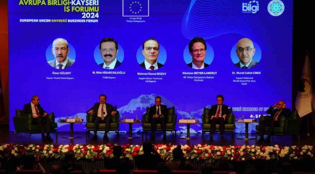 Dışişleri Bakan Yardımcısı Bozay: "Kayseri AB'ye uyum noktasında yeşil dönüşüm ve dijitalleşme ile herkesten önce uyumu sağlar"