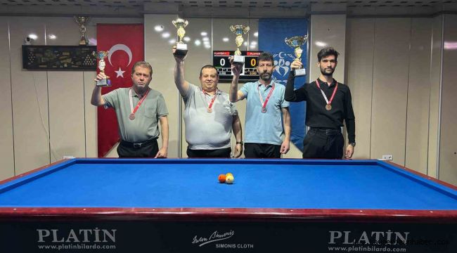 Kayseri 3 Bant Bilardo İl Birinciliği yapıldı