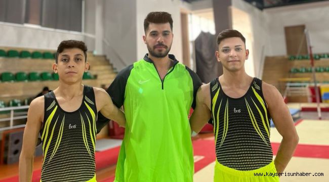 Kayserili cimnastikçiler milli takıma seçildi