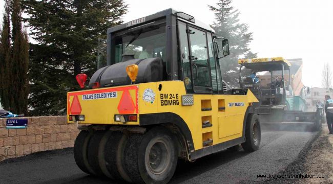 Reşadiye'de asfalt seferberliği