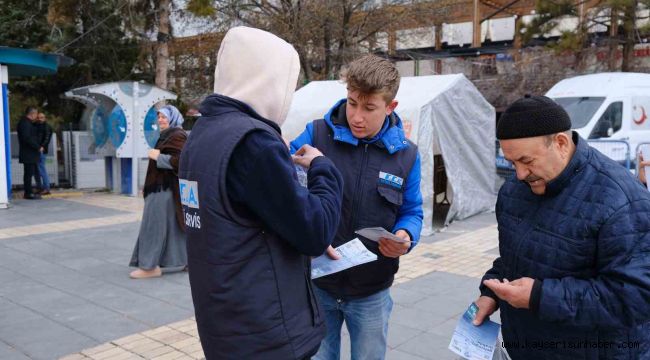Su tasarrufuna dikkat çekmek için conta dağıttılar