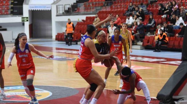 TKBL: Melikgazi Kayseri Basketbol:75 - BOTAŞ: 80