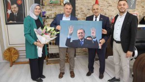 AK Parti İlçe Teşkilatından Başkan Öztürk'e ziyaret