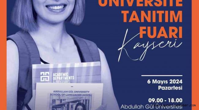 Anadolu Üniversiteler Birliği Fuarları AGÜ'de başlıyor