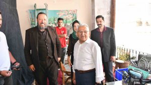 Başkan Büyükkılıç; Kara Ağaç Destanı dizi setini ziyaret etti