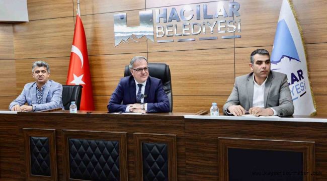 Başkan Özdoğan muhtarlarla istişare toplantısı yaptı