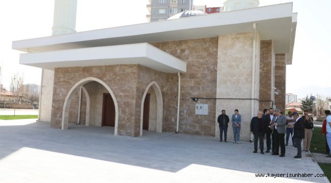 Başkan Palancıoğlu yapımı devam eden Adem Tanç Cami'yi inceledi