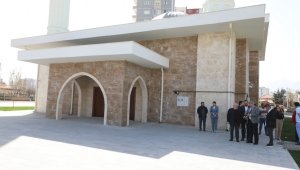 Başkan Palancıoğlu yapımı devam eden Adem Tanç Cami'yi inceledi