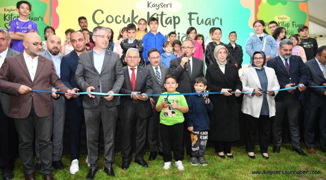 BÜYÜKŞEHİR'İN ÇOCUK KİTAP FUARI VE ŞENLİĞİ'NE BAKAN ÖZHASEKİ'NİN KATILIMI İLE MUHTEŞEM AÇILIŞ