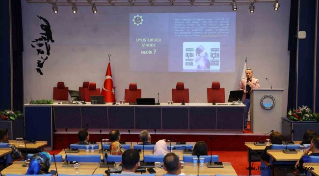 Büyükşehir ve emniyetten "madde bağımlılığı" eğitim programı
