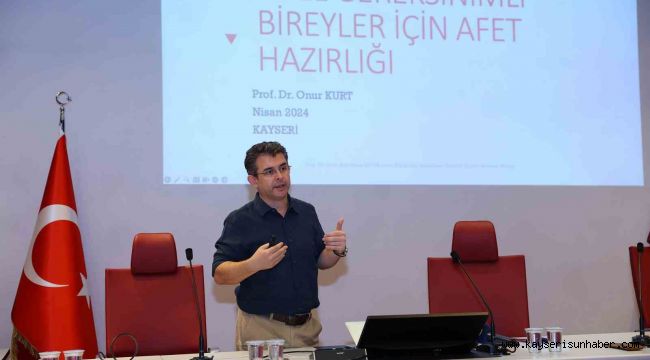Büyükşehir'den 'Özel Gereksinimli Bireyler İçin Afet Hazırlığı' semineri