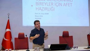 Büyükşehir'den 'Özel Gereksinimli Bireyler İçin Afet Hazırlığı' semineri