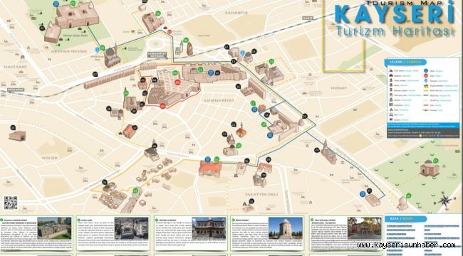 Büyükşehir'den Kayseri turizm haritası
