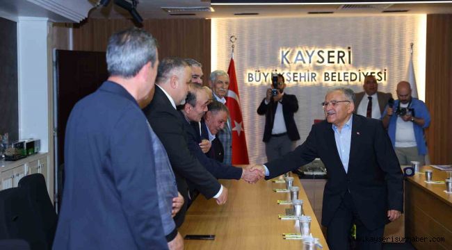 Esnaf dostu Başkan Büyükkılıç, oda başkanlarını ağırladı