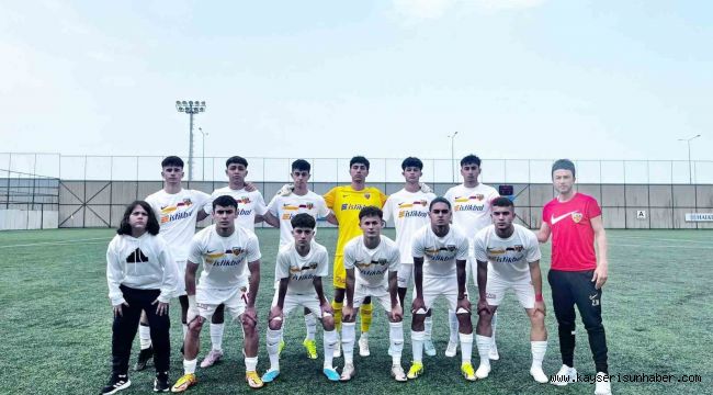 Kayserispor U17 takımı son 4 takım arasına kaldı