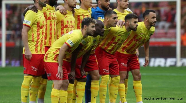 Kayserispor'da hedef 3 puan